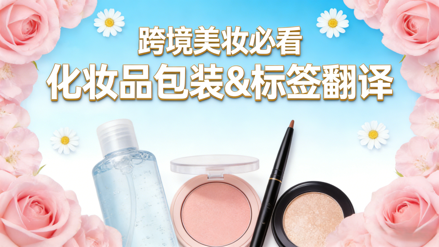 达信雅跨境美妆包装和标签翻译：合规本地化，通关不卡壳！